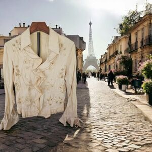 Vintage BIBA Bohemian Retro Blouse | Feminine European Chic